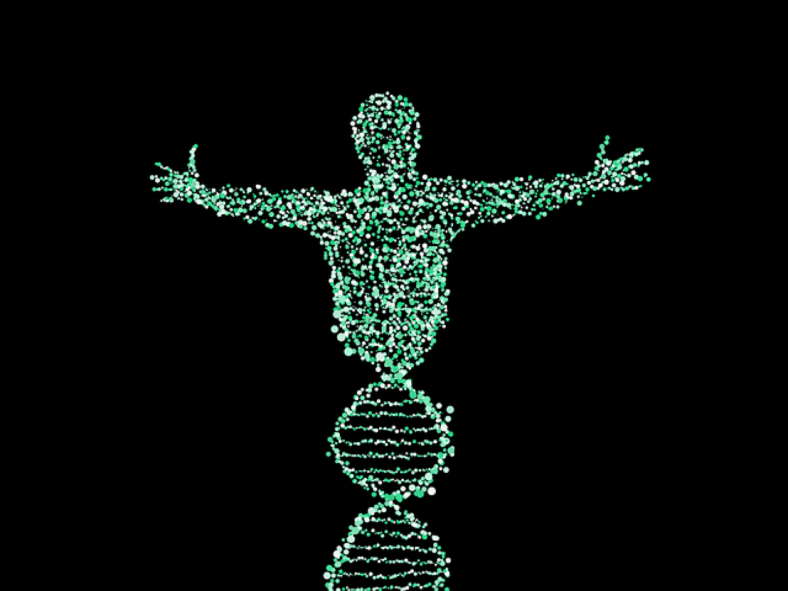 A man made from DNA